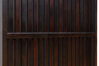 幅924ミリ 深い色合いで落ち着きのある無双板戸 F8497 在庫2枚