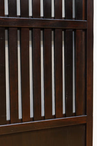 幅924ミリ 深い色合いで落ち着きのある無双板戸 F8497 在庫2枚