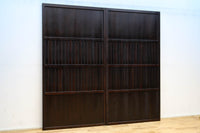 幅924ミリ 深い色合いで落ち着きのある無双板戸 F8497 在庫2枚