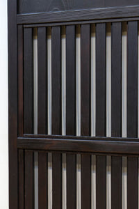 幅924ミリ 深い色合いで落ち着きのある無双板戸 F8497 在庫2枚