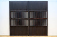 幅924ミリ 深い色合いで落ち着きのある無双板戸 F8497 在庫2枚