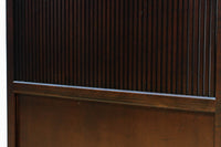 幅673ミリ スリム幅!! 繊細な格子を設けた透かし千本格子板戸 F8501 在庫4枚