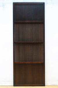 幅673ミリ スリム幅!! 繊細な格子を設けた透かし千本格子板戸 F8501 在庫4枚