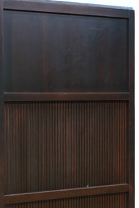 幅673ミリ スリム幅!! 繊細な格子を設けた透かし千本格子板戸 F8501 在庫4枚