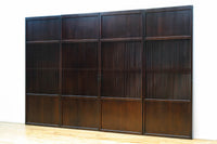 幅673ミリ スリム幅!! 繊細な格子を設けた透かし千本格子板戸 F8501 在庫4枚