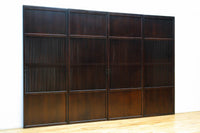 幅673ミリ スリム幅!! 繊細な格子を設けた透かし千本格子板戸 F8501 在庫4枚