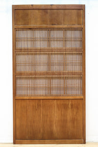 幅922ミリ 繊細な格子が見事な上品な佇まいの透かし板戸 F8502 在庫2枚