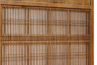 幅922ミリ 繊細な格子が見事な上品な佇まいの透かし板戸 F8502 在庫2枚