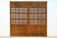 幅922ミリ 繊細な格子が見事な上品な佇まいの透かし板戸 F8502 在庫2枚