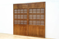 幅922ミリ 繊細な格子が見事な上品な佇まいの透かし板戸 F8502 在庫2枚