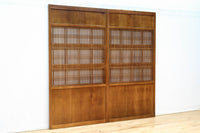 幅922ミリ 繊細な格子が見事な上品な佇まいの透かし板戸 F8502 在庫2枚