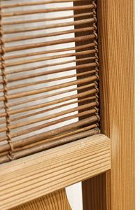 竹と波板装飾で和の風合い溢れる簾戸 F8505 在庫2枚