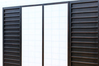 時代の風格ある舞良戸と障子戸の京町屋障子セット F8511 在庫4枚1組