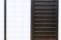 時代の風格ある舞良戸と障子戸の京町屋障子セット F8511 在庫4枚1組