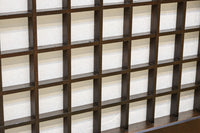 時代の風格ある舞良戸と障子戸の京町屋障子セット F8511 在庫4枚1組