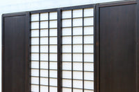 時代の風格ある舞良戸と障子戸の京町屋障子セット F8511 在庫4枚1組