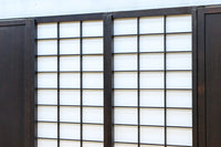 時代の風格ある舞良戸と障子戸の京町屋障子セット F8511 在庫4枚1組