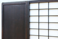 時代の風格ある舞良戸と障子戸の京町屋障子セット F8511 在庫4枚1組