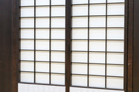 時代の風格ある舞良戸と障子戸の京町屋障子セット F8511 在庫4枚1組