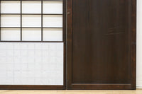 時代の風格ある舞良戸と障子戸の京町屋障子セット F8511 在庫4枚1組