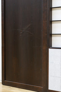 時代の風格ある舞良戸と障子戸の京町屋障子セット F8511 在庫4枚1組