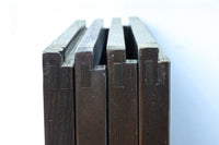 時代の風格ある舞良戸と障子戸の京町屋障子セット F8511 在庫4枚1組