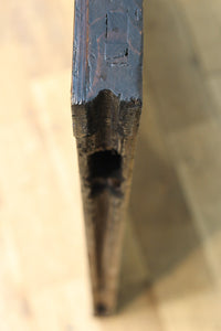 幅817ミリ グリーンカラーの大きな十字枠が目を引くガラス戸 F8523 在庫1枚