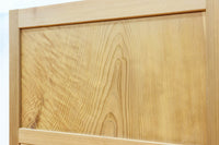 幅910ミリ 柔らかな木地色の色彩と組子が格調溢れる透かし板戸 F8550 在庫4枚一組