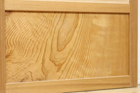 幅910ミリ 柔らかな木地色の色彩と組子が格調溢れる透かし板戸 F8550 在庫4枚一組