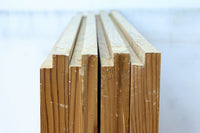 幅910ミリ 柔らかな木地色の色彩と組子が格調溢れる透かし板戸 F8550 在庫4枚一組