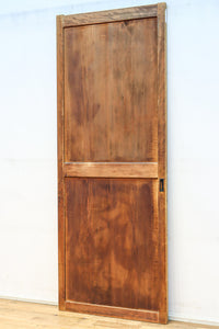 スリム幅!! 自然美の貫禄ある木地色板戸 F8552 在庫4枚