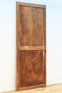 スリム幅!! 自然美の貫禄ある木地色板戸 F8552 在庫4枚