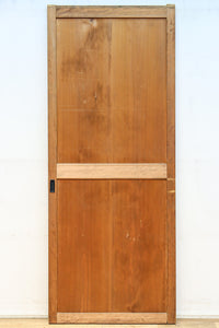 スリム幅!! 自然美の貫禄ある木地色板戸 F8552 在庫4枚