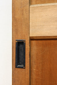 スリム幅!! 自然美の貫禄ある木地色板戸 F8552 在庫4枚