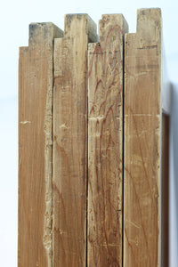 スリム幅!! 自然美の貫禄ある木地色板戸 F8552 在庫4枚