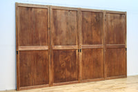 スリム幅!! 自然美の貫禄ある木地色板戸 F8552 在庫4枚