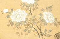 清楚な花模様を描いた丁寧な造りの襖戸 F8563 在庫2枚一組