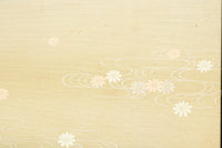 清楚な花模様を描いた丁寧な造りの襖戸 F8563 在庫2枚一組