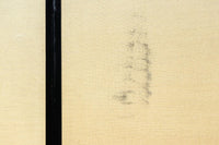 清楚な花模様を描いた丁寧な造りの襖戸 F8563 在庫2枚一組