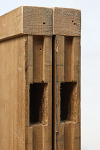 幅925ミリ 三色亀甲網代と組子模様が和モダンに飾るワーロン入り稀少障子戸 F8554 在庫2枚