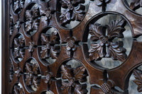 幅700ミリ、高さ2550ミリ 華やかなレリーフ彫刻が印象的な高さのある門扉 F8555ab 在庫(a:1 b:1)枚