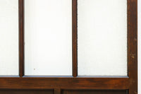 幅873ミリ 市松模様にガラスを配した和モダンなガラス戸 F8557 在庫4枚