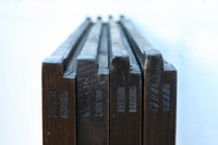 幅873ミリ 市松模様にガラスを配した和モダンなガラス戸 F8557 在庫4枚