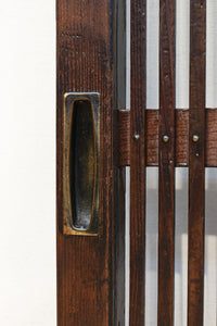 幅890ミリ 縦格子が端然と美しく並ぶ格子戸 F8564 在庫4枚