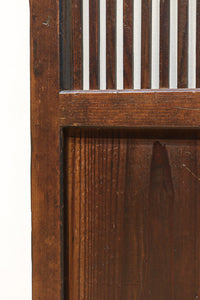 幅890ミリ 縦格子が端然と美しく並ぶ格子戸 F8564 在庫4枚