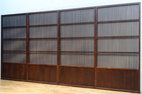 幅890ミリ 縦格子が端然と美しく並ぶ格子戸 F8564 在庫4枚