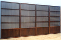 幅890ミリ 縦格子が端然と美しく並ぶ格子戸 F8564 在庫4枚