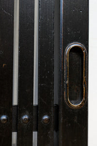 幅913ミリ 平格子づくりで壮観な眺めが魅了する全面幅広格子戸 F8572 在庫2枚