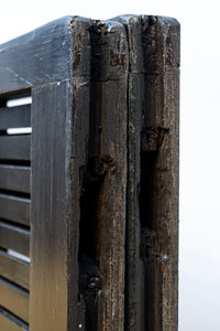 幅913ミリ 平格子づくりで壮観な眺めが魅了する全面幅広格子戸 F8572 在庫2枚