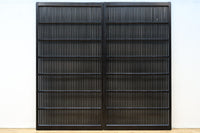 幅913ミリ 平格子づくりで壮観な眺めが魅了する全面幅広格子戸 F8572 在庫2枚